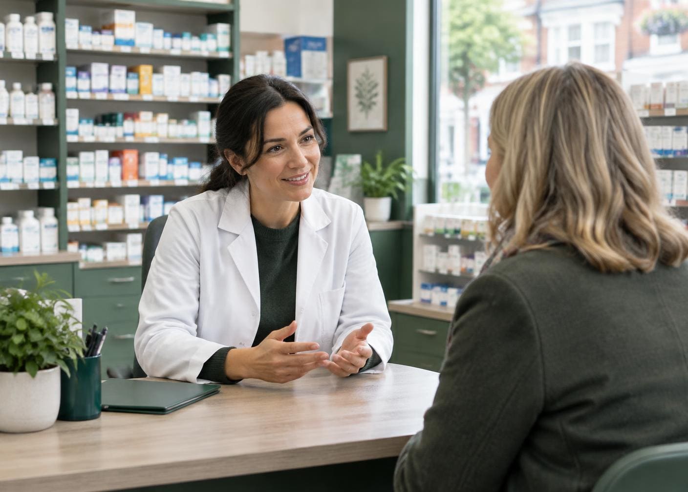 Illustrative pharmacist consultation